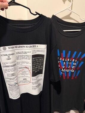 Set of 2 maison margiela t shirt